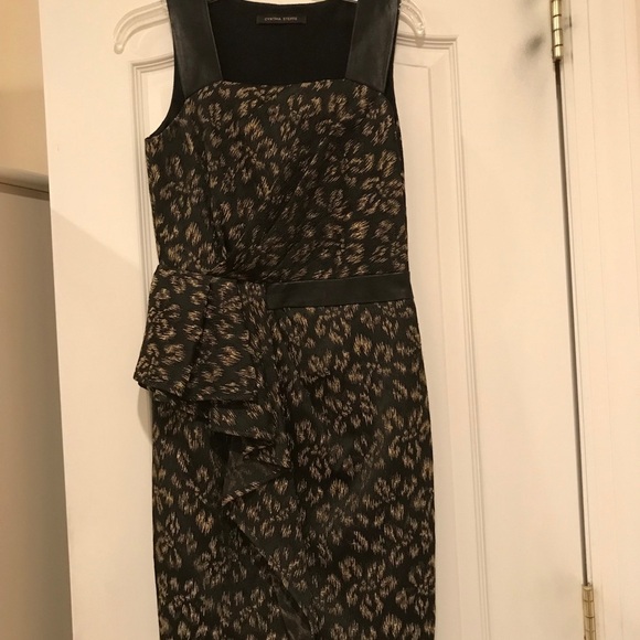 Cynthia Steffe Knee Length Ruffle Dress Small - Picture 2 of 3